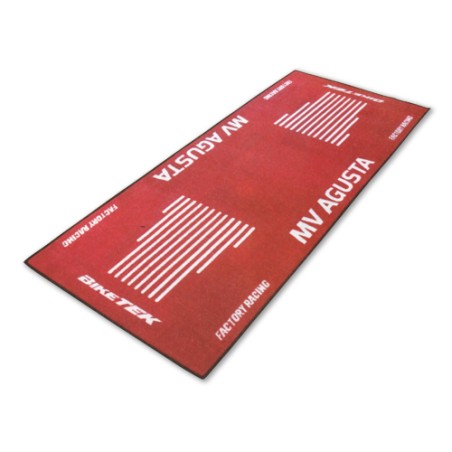 BIKETEK Tapis de moto MV Agusta rouge