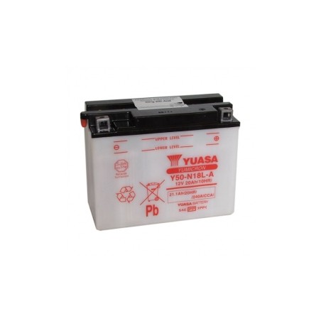 Batterie Y50 N18L A YUASA avec acide