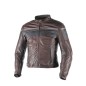 Dainese veste cuir Blackjack noir-brun 54