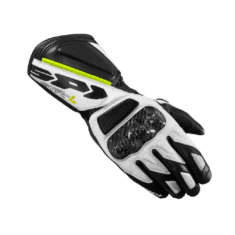 Gants Spidi STR-4 noir-blanc-vert  XXL