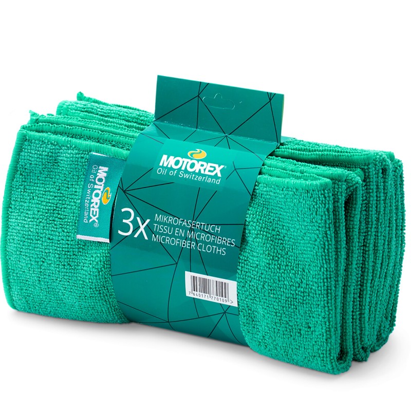 Motorex chiffons microfibres 3pces