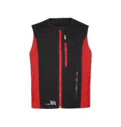 Keis gilet premium V501-kit moto noir-rouge M/50