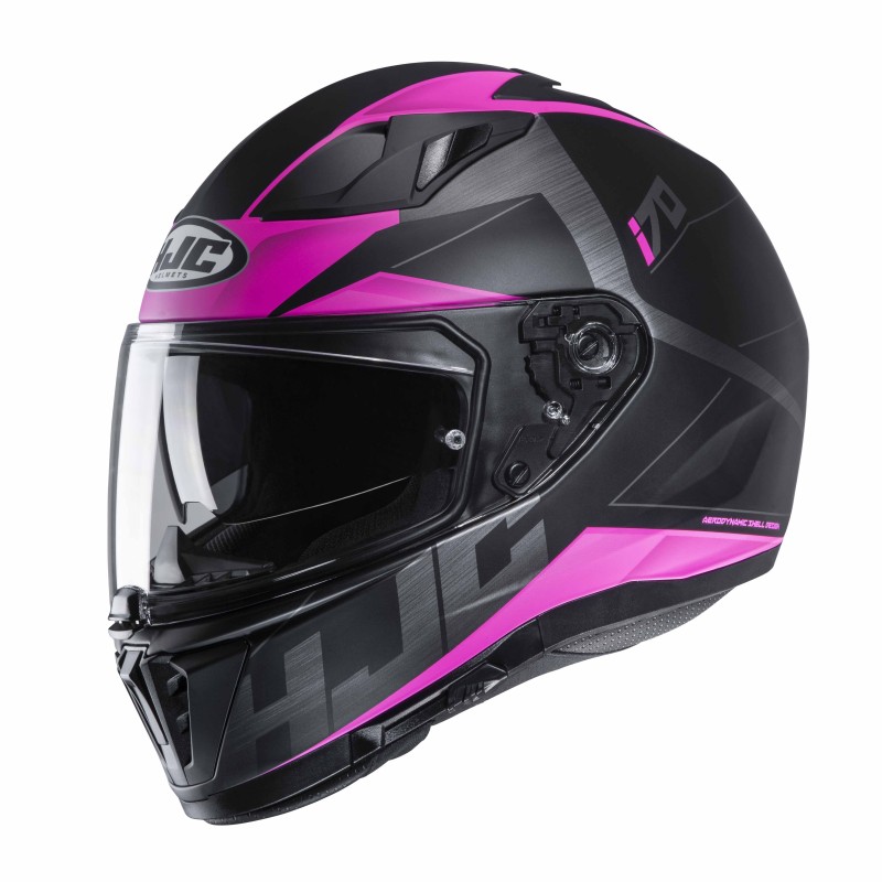 HJC i-70 Eluma MC-8SF noir-pink XXS