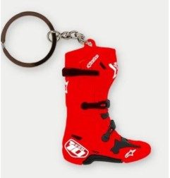 Alpinstars Porte-clef bottes rouge