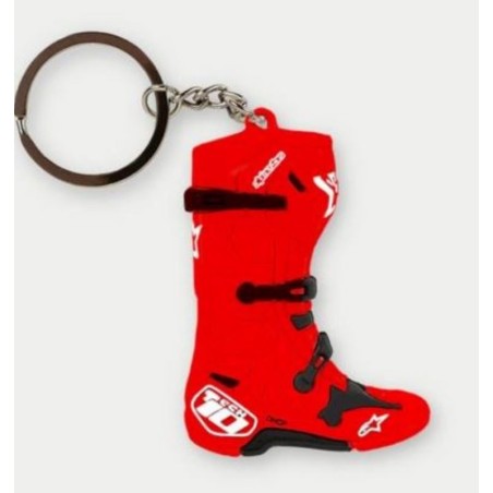 Alpinstars Porte-clef bottes rouge