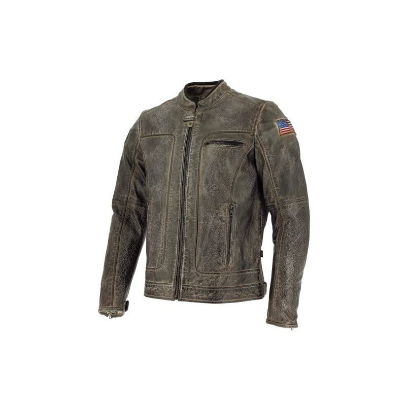 Richa veste Austin brun cuir homme 48