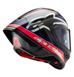 Alpinestars casque Supertech R10 rouge-bleu mat