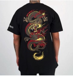 Empxror t-shirt dragon noir