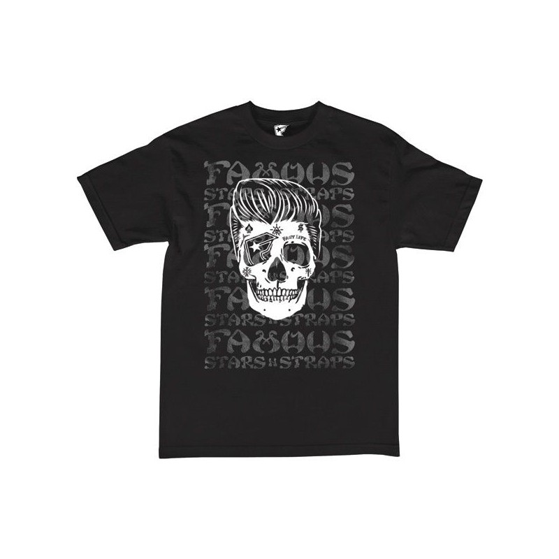 Famous t-shirt Pompadour Skull