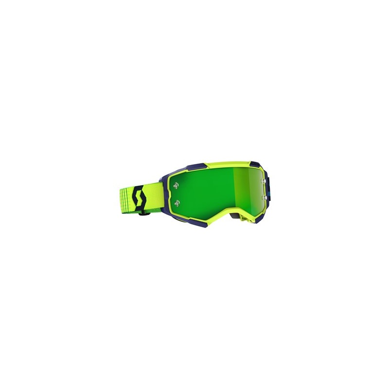 Scott Lunettes Fury blue/yell/green chrome