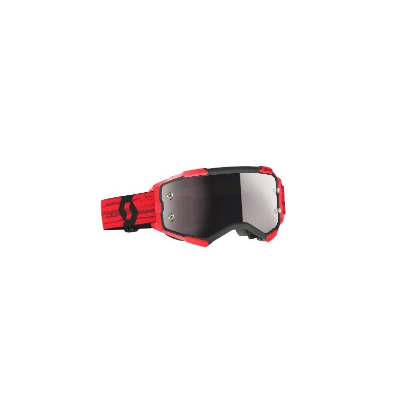 Scott Lunettes Fury dark red/silver chrome