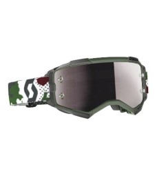 Scott Lunettes Fury dark green/silver chrome