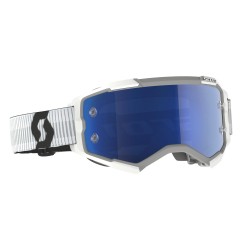 Scott Lunettes Fury white/blue chrome works