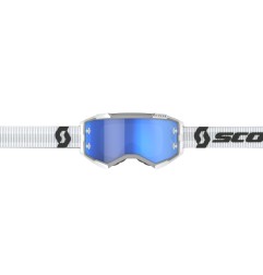 Scott Lunettes Fury white/blue chrome works