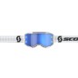 Scott Lunettes Fury white/blue chrome works