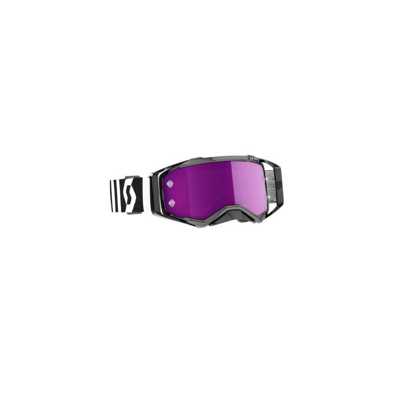 Scott Lunettes Prospect noir/blanc/mauve chrome