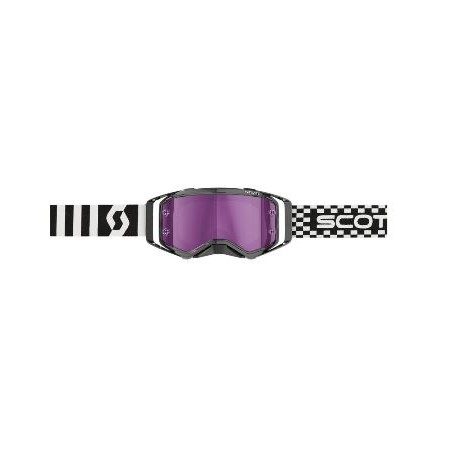 Scott Lunettes Prospect noir/blanc/mauve chrome