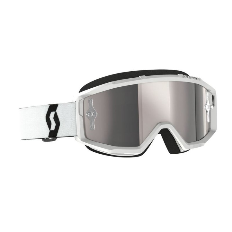 Scott Lunettes Primal blanc/Silver chrome Works