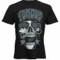 Famous t-shirt Flipped Skull noir S