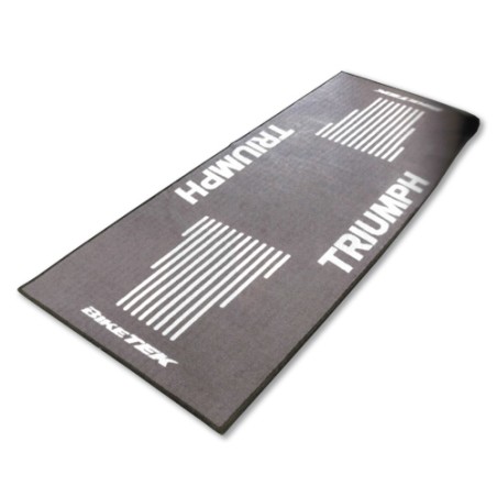 BIKETEK Tapis de moto Triumph gris