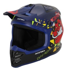 Acerbis casque enfant cross Profile Bleu S