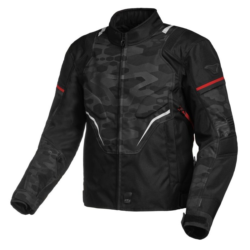 Macna veste Adept camo-noir-rouge L