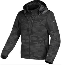 Macna veste Racoon noir-camouflage  L