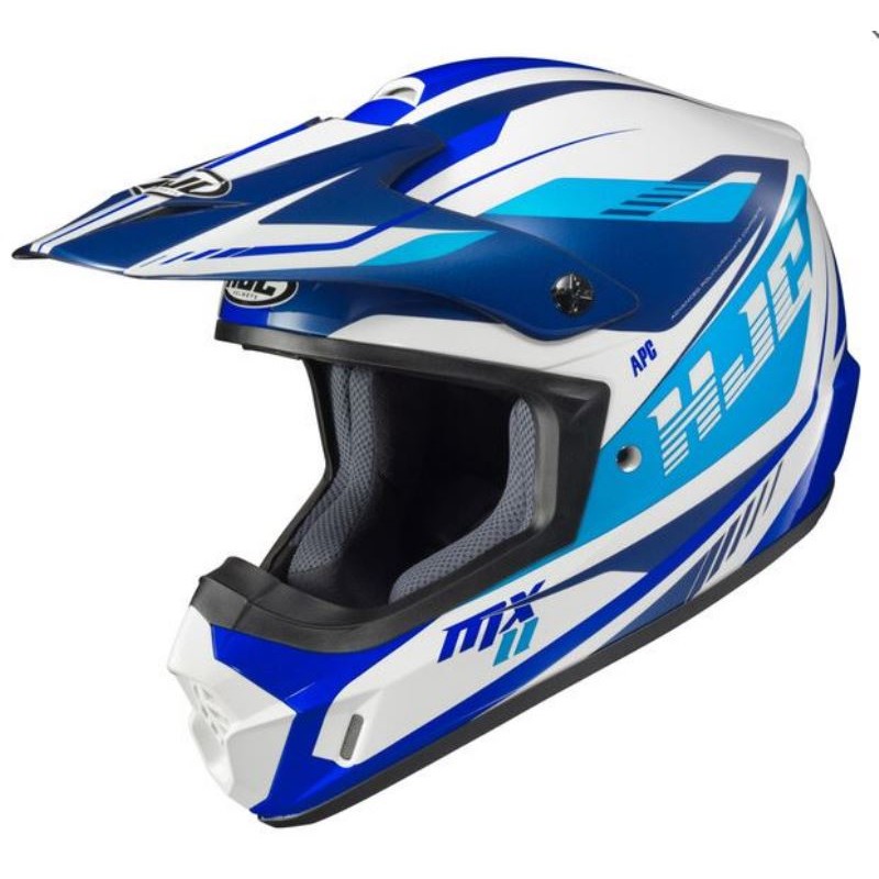 HJC CS-MX II Drift MC-2 blanc-bleu M