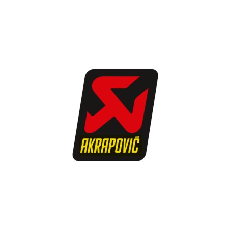 Akrapovic autocollant carré 95mm