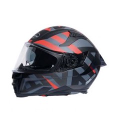 M11 Pace casque intégral gris noir rouge