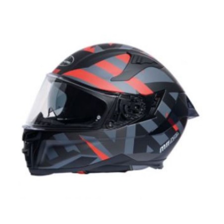 M11 Pace casque intégral gris noir rouge