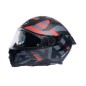 M11 Pace casque intégral gris noir rouge