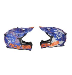 Acerbis casque cross Linear bleu matt