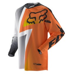 FOX Jersey 360 KTM blanc-orange S