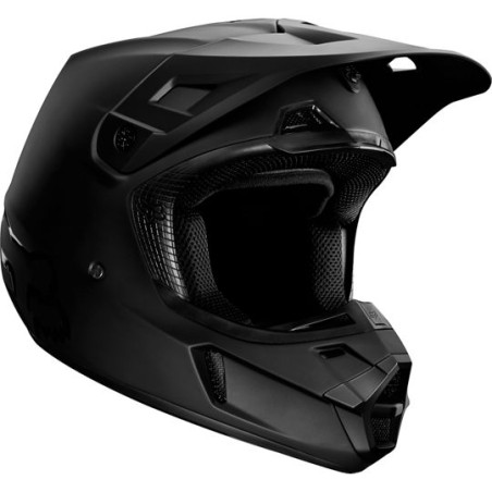 FOX V2 casque cross noir mat S