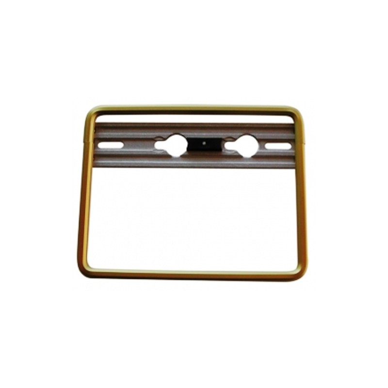 Cadre de plaque alu gold