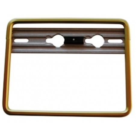 Cadre de plaque alu gold