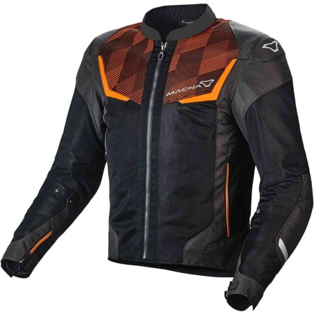 Macna veste Orcano noir/orange M