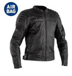 RST veste cuir Fusion noir Airbag 56/XL