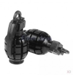 Capuchons de valve grenade noir