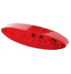 Feu arrière LED rouge 110mm