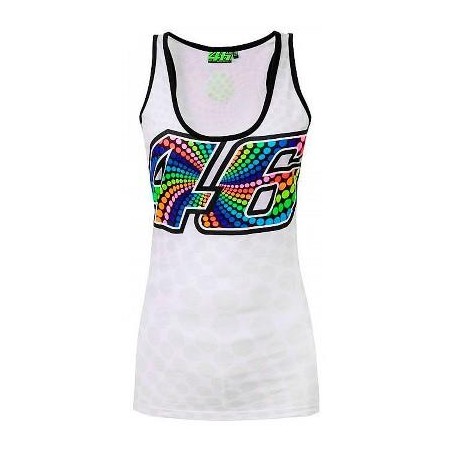 VR46 Tank top dame 261103 blanc XS