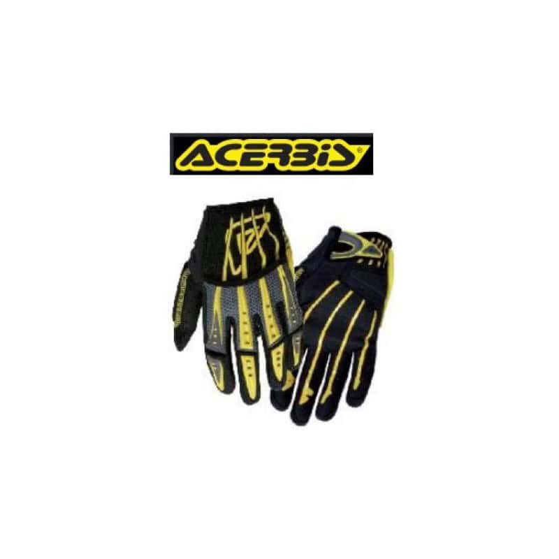 Acerbis gants Impact noir-jaune S