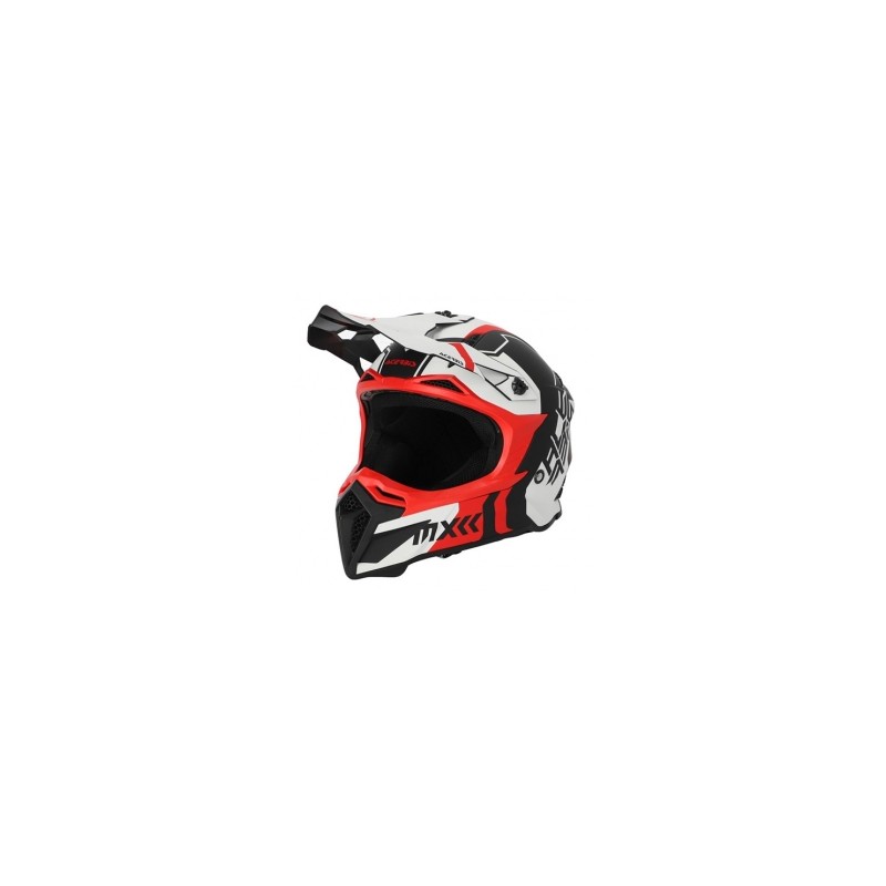 Acerbis casque cross Profile 5 blanc-rouge L