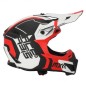 Acerbis casque cross Profile 5 blanc-rouge L