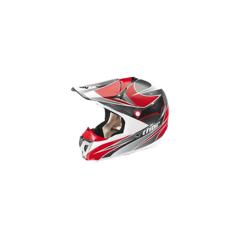 Thor Force Helmet S7 gris/rouge S