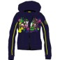 VR46 Fleece ZIP Lady bleu 206102 S