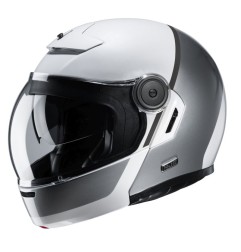 HJC V90 Mobix MC10 blanc-gris argent M