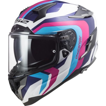 LS2 FF327 Challenger Galactic blanc-bleu-pink XS