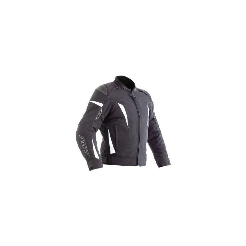 RST Veste textile GT noir-blanc L